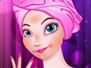play Frozen New Year Makeover Kissing