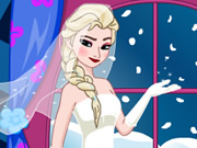 play Elsa Wears The Wedding Dress