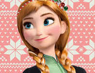 play Princess Anna Snowflakes