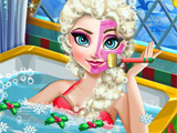 Elsa Christmas Spa Bath