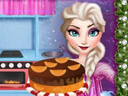 play Elsa Christmas Cake