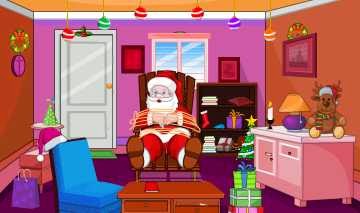 Santa From Pets Island Escape