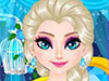 play Elsa'S Sparkling Eyelashes