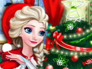 play Elsa Christmas Home