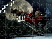 play Santa Sleigh Puzzle