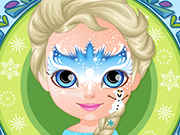 Baby Frozen Face Painting