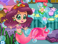 play Mermaid Princess Tea Party