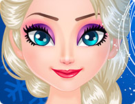 play Elsa'S Sparkling Eyelashes