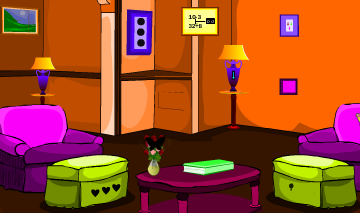 play Decorated Colored Rooms Escape