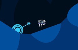 play Spaceship In Cave Labyrin
