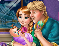 play Anna And Kristoff Baby Feeding