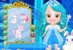 play Baby Hazel Ice Princess Dressup