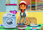 play Subway Surfer Washing Clothes