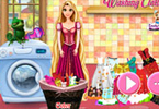 play Rapunzel Washing Clothes