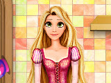 play Rapunzel Washing Clothes