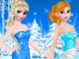 play Elsa And Anna Party Dresses