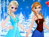 play Elsa And Anna Party Dresses