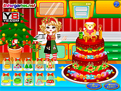 play Christmas Cake Decorating