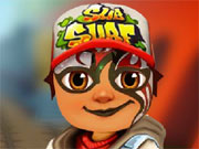 Subway Surfer Face Tattoo