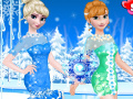 play Elsa And Anna Party Dresses