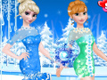 play Elsa And Anna Party Dresses