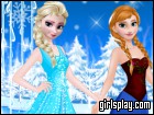 play Elsa And Anna Party Dresses