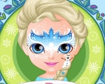 play Baby Barbie Frozen Face Painting