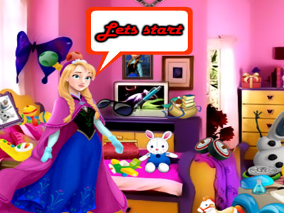 play Elsa Bedroom Hidden Objects