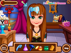 play Frozen Anna Haircuts
