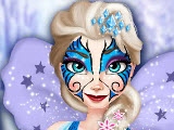play Elsa Face Tattoo