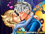 play Elsa Kissing Jack Frost