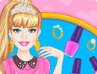 Barbie Prom Nails Designer