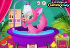 play Princess Kitten Spa Care