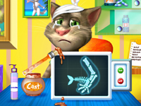 play Talking Tom Arm Surgery