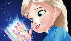 play Baby Elsa Frozen Manicure
