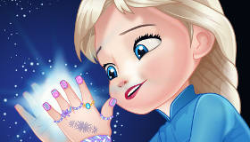 play Baby Elsa Frozen Manicure