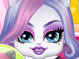 play Monster High Werecat Babies