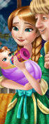 play Anna And Kristoff Baby Feeding