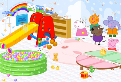 play Peppa Pig Playroom Decoration