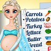 play Play Pregnant Elsa Food Shopping