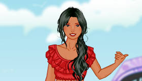 play Disney Princess Elena Dress Up