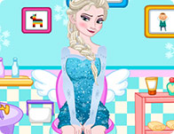 play Elsa Toilet Decoration
