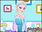 play Elsa Toilet Decoration