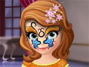 play Sofia The First Face Tattoo