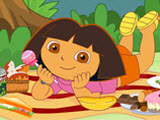 play Dora Family Picnic Party