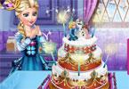 play Elsa Wedding Cake
