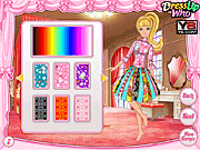 play Barbie'S Valentine'S Patchwork Dress