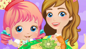 play Pie Baking Game With Mommy
