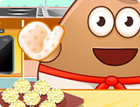 play Pou Cooking Raffaello