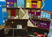 play Cutaway Haunted House Escape